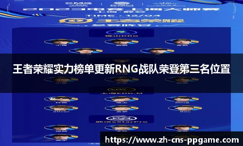 王者荣耀实力榜单更新RNG战队荣登第三名位置